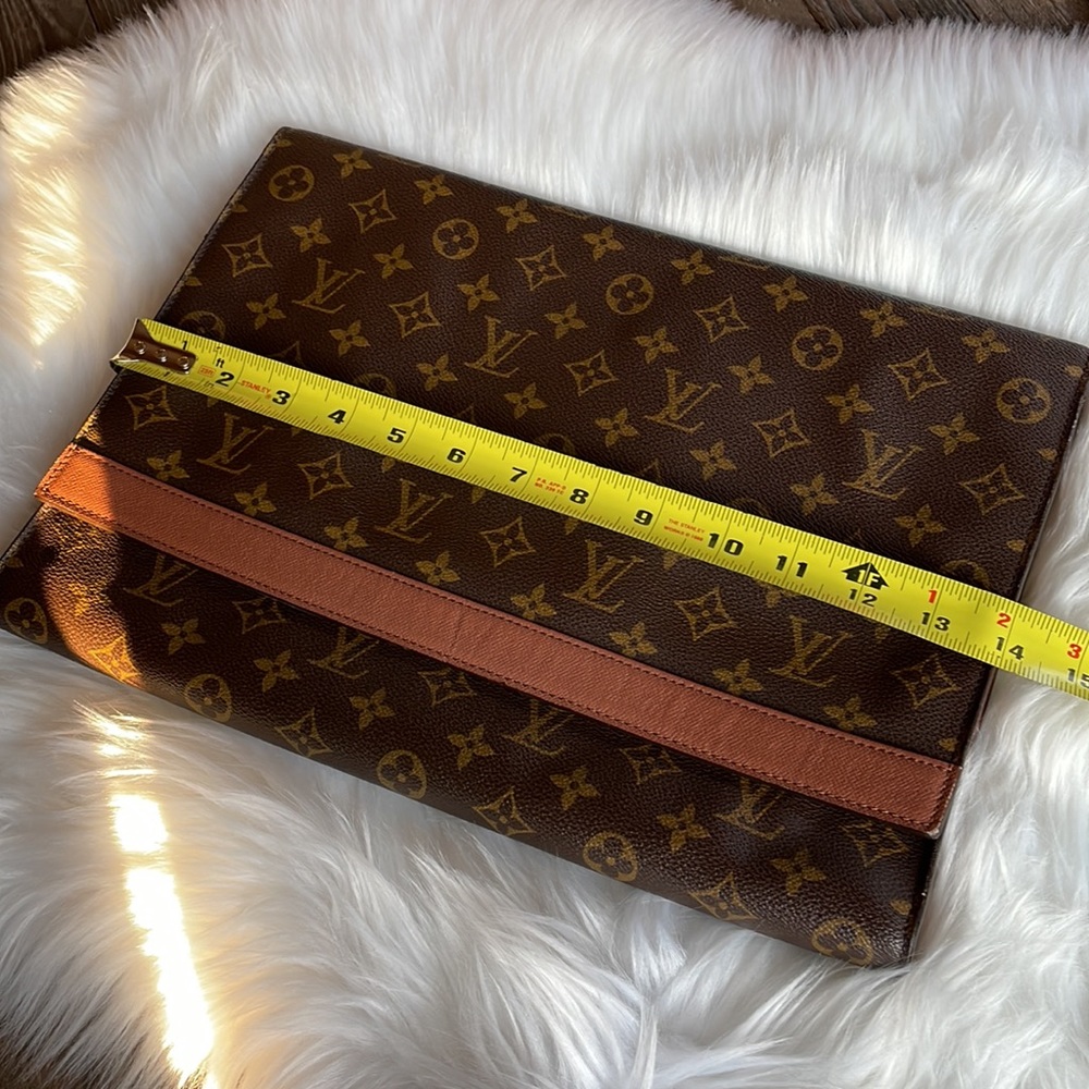 Louis Vuitton monogram Porte envelope clutch turned shoulder bag - Picture 8 of 16